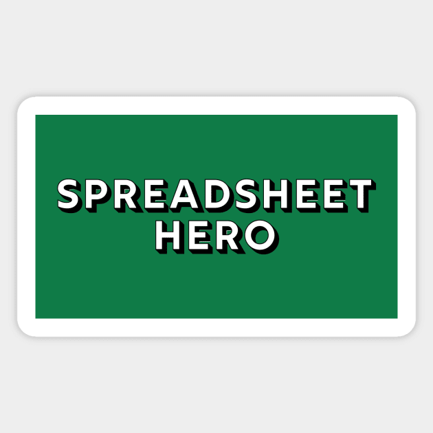 Spreadsheet Hero Sticker by spreadsheetnation